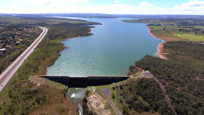 Barragem do Descoberto em 3 de maio de 2018